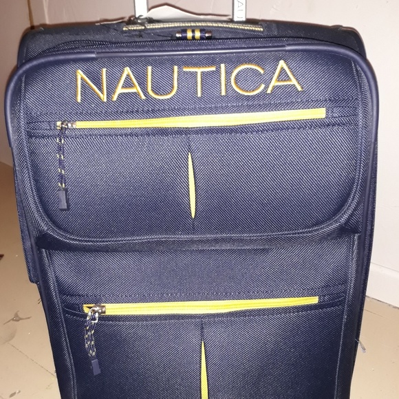 nautica yellow suitcase